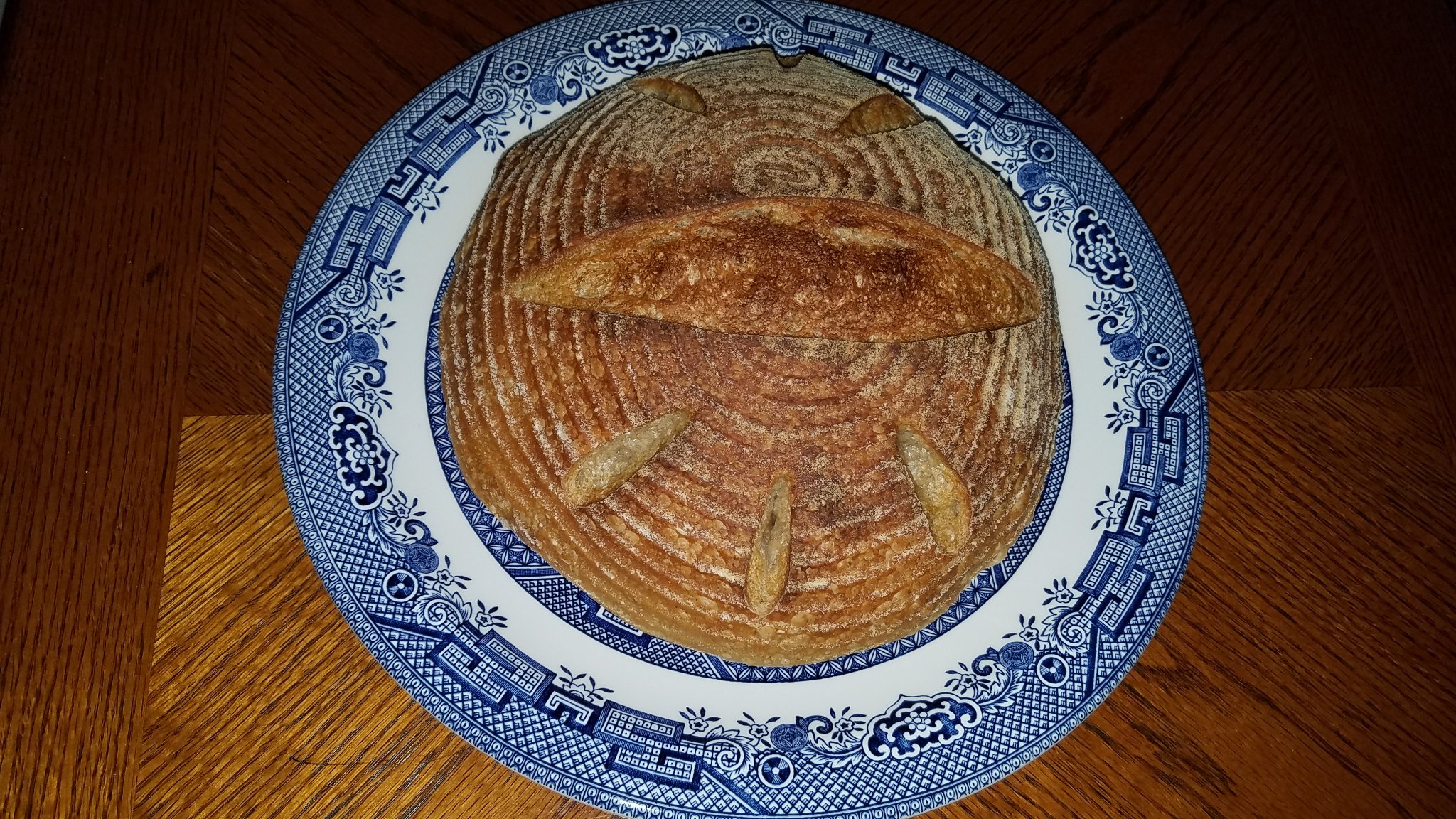 Bloom Bread on Blue Willow